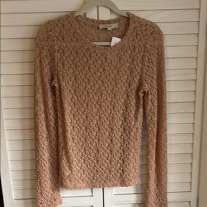 Loft Textured Tan Women's Top